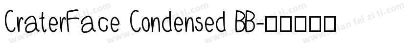 CraterFace Condensed BB字体转换